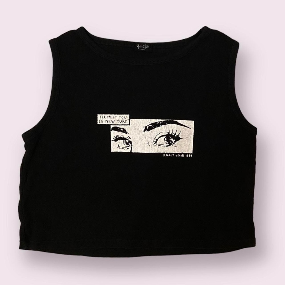 Brandy Melville Meet You in New York Boxy Tank